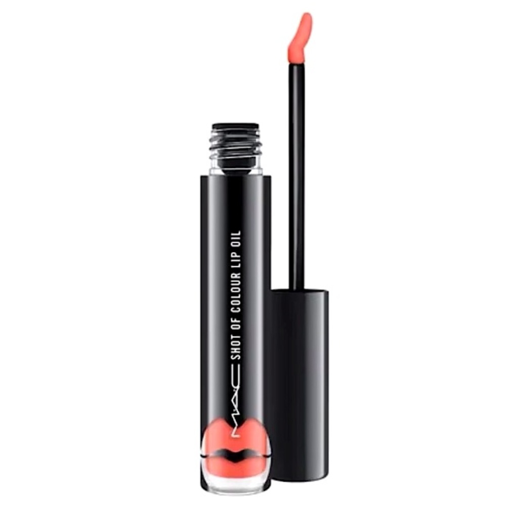 NIB MAC Shot Of Colour Lip Oil in Bang Bang Baby